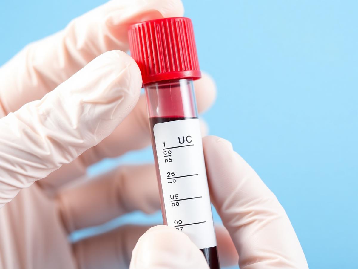 Blood sample test tubes at Aryan Diagnostics